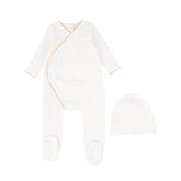 BEBE JOLEE SCALLOP TRIM WRAP FOOTIE